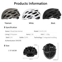 Casco De Ciclismo Ultraligero PEMILA Para Hombres Y Mujeres Seguridad Capucha De Bicicleta Equipamiento De Carreras In-Mold 16-20 Ventanas De Aire Peso 235g - details 1