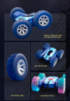 Coche De Acrobacia RC 2.4G Con Control Remoto Doble Cara Rotación 360° Carro De off Road Regalo Para Niños Y Adultos Hombres - details 2