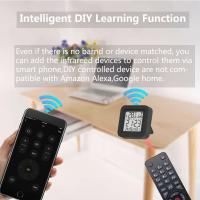 Tuya Smart Universal IR Remote Control Con Sensor De Temperatura Y Humedad Para Aire Acondicionado TV AC Compatible Con Alexa Google Home Yandex - details 15