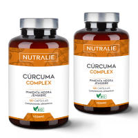 Cúrcuma Orgánica con Jengibre  y Pimienta Negra (1420mg x  Dosis) - Curcumina y Piperina - Turmeric Cúrcuma BIO -120 Capsulas Nutralie - details 0