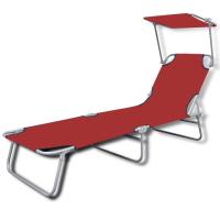 vidaXL Tumbona plegable con capota acero y tela Gris, Taupé, Azul Sillas de Exterior Ideal para jardín, playa, piscina, terraza Tumbona Piscina Tumbonas Playa Tumbonas Jardín Exterior - details 6