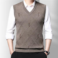 Suéter Casual Para Hombres Chaqueta De Talle Alto Caliente Otoño Invierno Moda Cómoda Transpirable Chaleco Sin Mangas Para Gimnasio - details 2