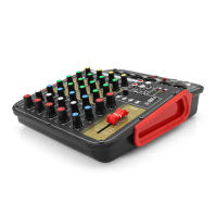 Mezclador De Audio 6 Canales Con Efecto AUX Y Potencia Fonética De 48V USB Consola De Mezcla Profesional EU/US Plug - details 13