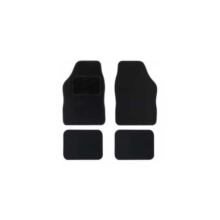 AUTO LABEL. FIRST CLASS DRIVER ACCESSORIES Juego de Alfombras de Coche AUTO LABEL Moqueta Negras 4 Unidades - 1