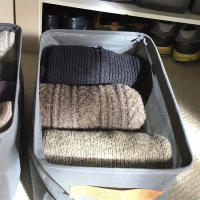 Cesta De Almacenamiento Plegable De Tela Para Ropa Y Juguetes Organizador De Armario Para El Hogar Y La Oficina Eco-amigable - details 1