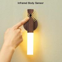 Lámpara De Armario LED Automática Con Sensor De Movimiento Magnética Y USB Recargable Tipo-C Luz Nocturna Para Garage Wardrobe - details 3