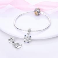 Colgante De Serie Trabajo Y Carrera En Color Plata Para Pulsera Pandora DIY Joyería Para Mujer Zirconia Metálica De Plata - details 8