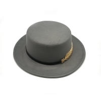 Gorro Fedora De Lana Vintage Otoño Invierno Para Hombre Y Mujer Con Cordón Y Ala Ancha Elegante Para Dama Gorro De Jazz Plancha - details 5