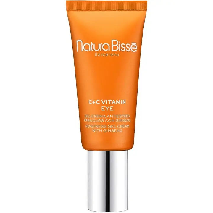 Natura Bisse C+C VITAMIN EYE contorno de ojos Gel crema antiestrés con ginseng  todo tipo de piel 15ML - 1