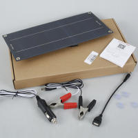 Kit De Placa Solar Portátil 30W DC 12-24V Controlador De Célula Solar Impermeable Cargador De Batería Para Camping Y Uso Exterior - details 9