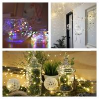 Luces De Fairy LED Con Alambre De Cobre Potenciado Por Batería Para Decoración De Habitación Jardín Bodas Fiesta Cumpleaños - details 7