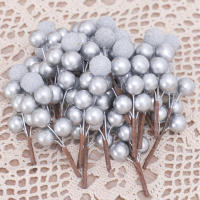 10PCS Flores Artificiales De Bayas Para Decoración De Navidad Arbol De Navidad Corona De Navidad DIY Accesorios De Scrapbooking - details 4