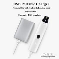 Cortauñas Eléctrico Para Perros Y Gatos Recargable USB Con Luz LED Para Mascotas Ruido Bajo Herramientas De Aseo De Pies - details 6