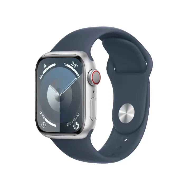 Apple Watch Series 9 41mm digital 352 x 430 píxeles pantalla táctil 4G plateado WiFi GPS (satélite) - 1