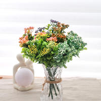 Decoración De Mesa Artificial De Berros Y Algas Para Bodas Y Navidad Planta Falsa De Hoja Verde Para Exteriores Y Ambientes Domésticos - details 0