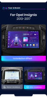 Junsun Radio Coche para Opel Insignia 2013 2014 2015 2016 2017 AI Voice 2 din Pantalla Coche Android Auto Multimedia Navegación GPS Auto radio - details 3