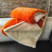 Manta Sofa de Borrego, Manta Doble Cara Franela y Sherpa, 100%, Manta sherpa doble cara 130x160, Manta suave y acogedora sherpa, Manta doble capa sherpa 130x160, Manta de sofá reversible sherpa, Manta grande sherpa para cama, Manta sherpa multiusos salón - details 1