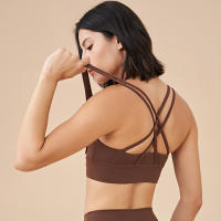 Deportiva Para Mujer Sujetador De Yoga Top De Camiseta Alta Absorción Respirable Deporte Fitness Running Gimnasio Ropa Deportiva - details 11
