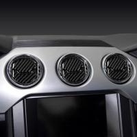 Adorno De Tapa De Salida De Aire Del Coche Para Ford Mustang 2015-2023 Fibra De Carbono Accesorios Para Interior Del Automóvil - details 4