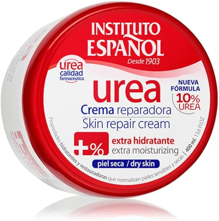 Crema Reparadora Avanzada UREA Instituto Español, Extra Hidratante para Piel Seca 10% Urea Tarro 400 Ml - 1