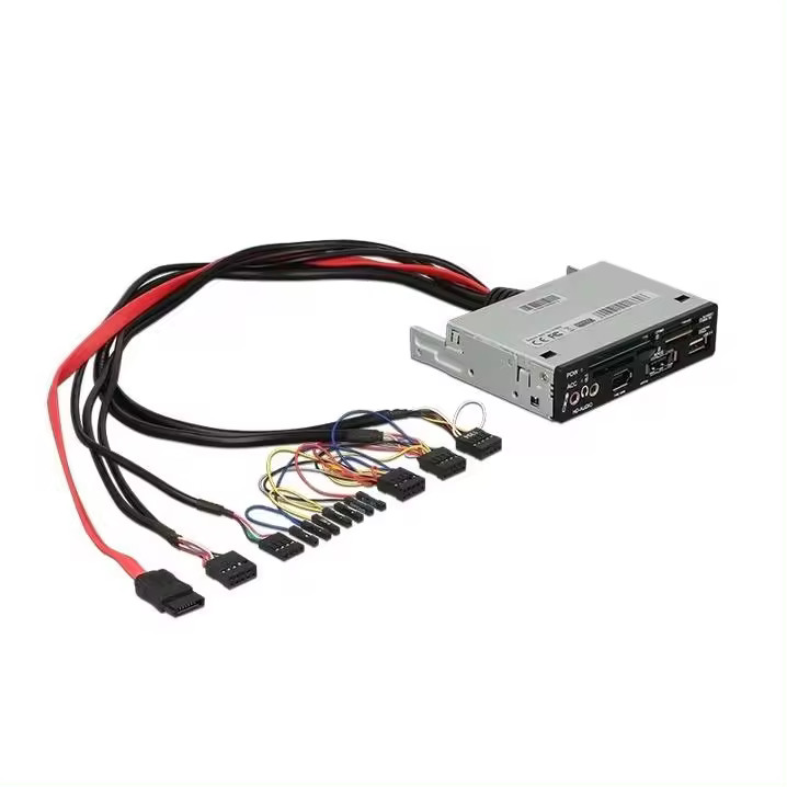DELOCK  Lector 43 Memorias Frontal 3.5 +2xUSB 2.0 +1xFirewire +1xeSATA +Audio Delock - 1