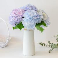 Jarrón de Cerámica para Hierba de Las Pampas, Florero Blanco Como Moderna Decoración Boho para Salas de Estar, Jarrón Grande de 21 cm de Altura en Mate, Decoración para Flores Frescas & Secas - details 3