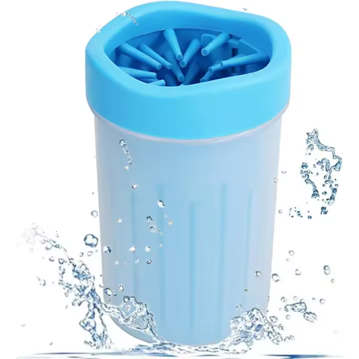 Dog Paw Cleaner, Portable Dog Paw Grooming, Silicone Pet Cleaning Brush Cup, Paw Cleaning Brush for Dogs Cats Removes Dirt Mud - 1