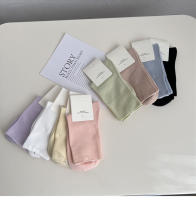 Calcetines De Verano Para Mujer Delgados Y Transpirables De Color Sólido Tendencia Casual Antipelusa Calcetines Sueltos - details 7