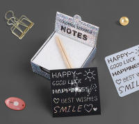Papel De Arañar Arcoíris Holográfico Mini Tarjetas De Notas Para Arte Y Manualidades Regalo Para Niñas Y Niños Suministros Para Navidad - details 8