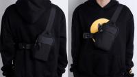 Bolso bandolera Pequeño, Bolso Cruzado para el pecho, Bolso de hombro para hombre y mujer, Bolso Cruzado resistant al agua para hombre, para Corredores, entrenamiento, senderismo, cycling, Viajes (20) - details 3
