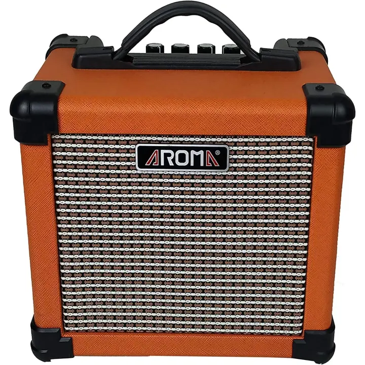 Amplificador Guitarra Aroma Mod.ag-10 Compacto con Control de Gain y Salida Auxiliar - 1