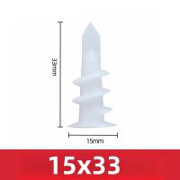 Anclaje De Gypsum Para Tejado 20/50/100Pcs Con Tornillo De Hidratación Para Tabique De Yeso Y Pared Hueca Expansión De Expansión De Nylon Plástico - details 3