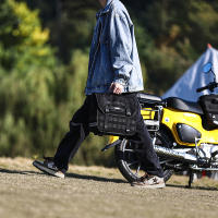Bolsa De Sillín Para Motocicleta Rhinowalk Capacidad Grande 13L Con Panel De Soporte Organizador De Almacenamiento Lateral De Libera Rápida - details 18