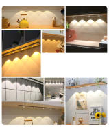 Luz Nocturna Sensor De Movimiento Ultra Delgada Inalámbrica LED Para Armario De Cocina Dormitorio Iluminación Interior 20/30/40/50CM - details 3