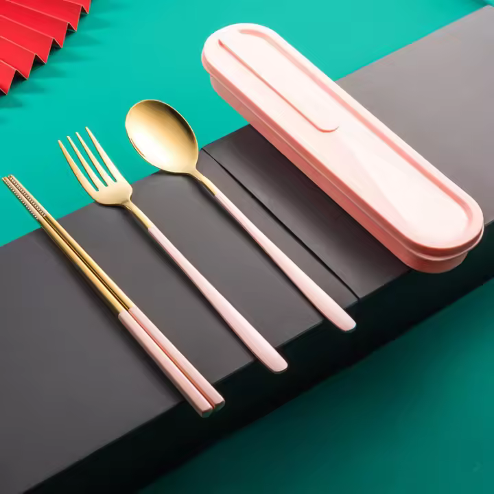 GIANXI Utensilios De Cocina Para Camping Y Picnic Al Aire Libre Cuchillo Y Tenedor De Acero Inoxidable Familiar Y Durables - 1