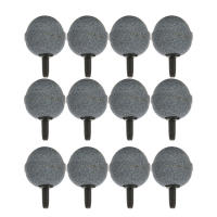 12Pcs Piedras De Aire Redondas Duraderas De 20x20mm Para Acuario Tanque De Peces Y Hidroponía Difusor De Bolbogranos - details 2