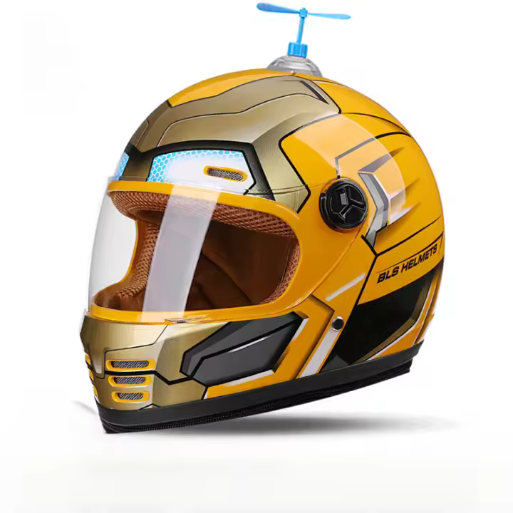 Casco De Motocicleta Para Niños Seguridad Verano Medio Casco Scooter Accesorios Bicis Casco Unisex Abs Material 800g - 1