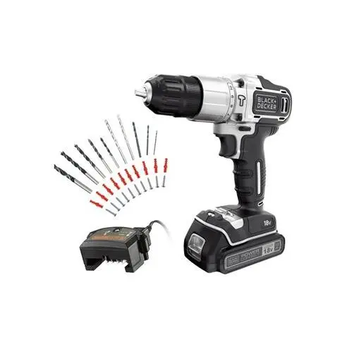 Taladro Percutor 18V Silver Edition BDCHD18SC1A-QW Black & Decker - 1