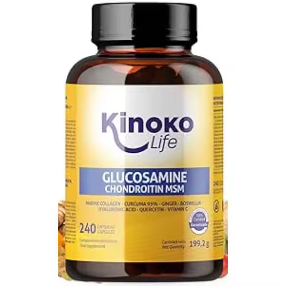 Kinoko Life Capsula de Glucosamina Condroitina Con Msm 240 Cápsulas - 1