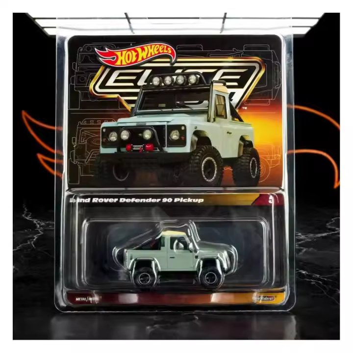 Hot Wheels RLC Elite 64 Series Land Rover Defender 90 Pickup - 1