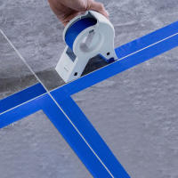 Dispensador De Cinta Adhesiva Con 2 Rolls Y Herramienta De Corte Para Pintura De Paredes Y Piso Y Empaquetado Herramienta De Manualidades DIY - details 1