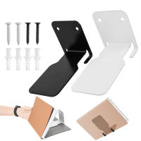 Estante De Libros Oculto En Acero Inoxidable Individual Soporte De Pared Práctico Simple Rack De Almacenamiento Montado Para El Hogar Estilo Minimalista Moderno - details 0