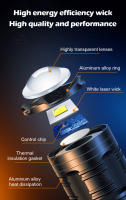Linterna LED Super Potente Recargable USB Torcha Brillante Ultra 10000mAh Impermeable Con Batería Luz De Trabajo Para Camping Y Patrulla - details 9