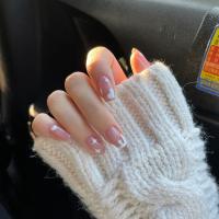 24Pcs Uñas Postizas De Articulación Ballerina Reutilizables Absorbedentes De Uñas Artificiales Para El Día a Día - details 7
