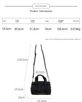 Bolso Bandolera De Nylon Plateado Para Mujer Estilo Casual Verano Bolso De Hombro Redondo Versátil Moda Alta Con Cierre De Cremallera - details 1