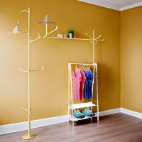 BURRO PERCHERO CON ZAPATERO  2 NIVELES PERCHERO RESISTENTE FACIL DE MONTAR - details 3