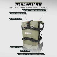 Bolsa De Almacenamiento Para Motocicleta Impermeable De Gran Capacidad Bolsa Colgante Lateral Para Viaje Resistentes Al Choque - details 12