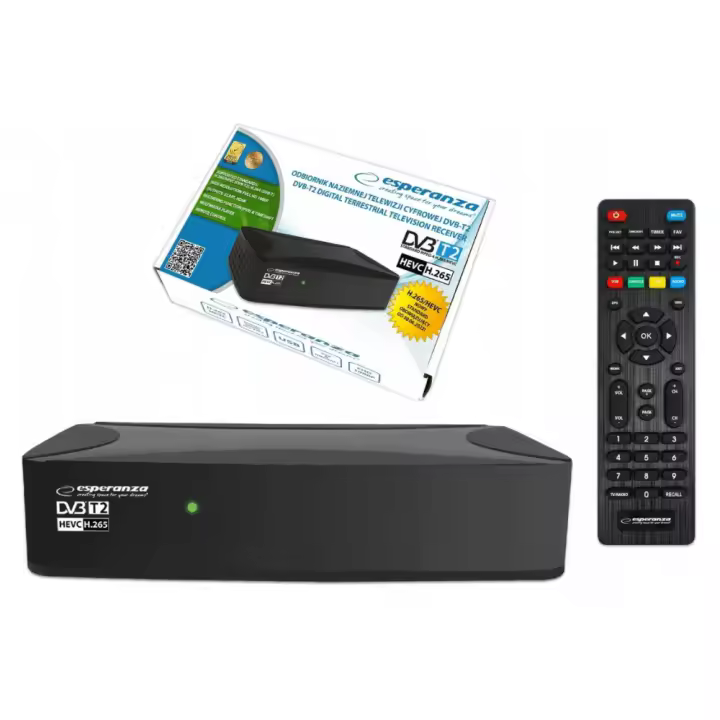 EV108R Esperanza dvb-t2 sintonizador digital h.265/hevc ev108r Envio 24Horas - 1