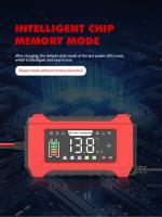 Cargador De Batería Para Coche Y Motocicleta NarzrIe 12V-24V Reparación De Baterías Automóviles MotoAGM GE LiFePo4 15A/8A Pulso - details 5
