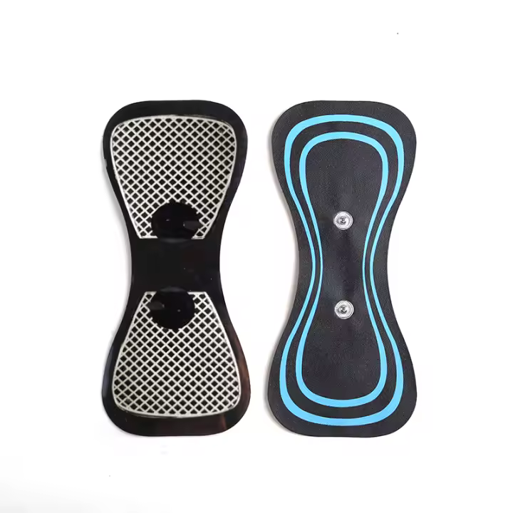 Parches De Gel Para Masajeador De Cuello EMS Reemplazo De Entrenador De Caderas Estimulador Muscular Adhesivo Accesorios De Masajeador Corporal Negro - 1
